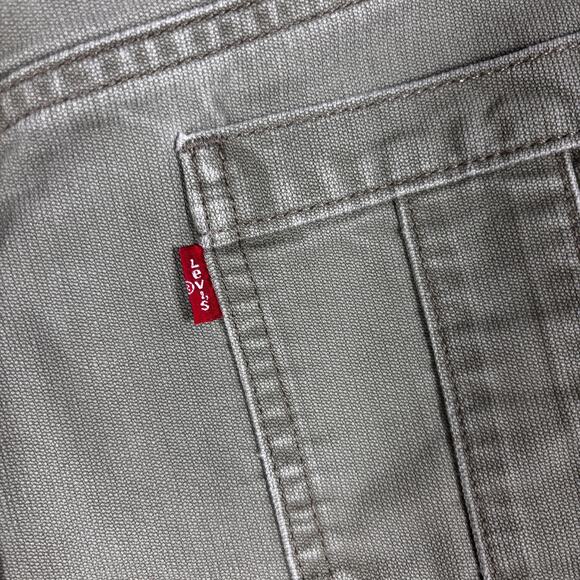 Levi's Surplus Olive Green Maxi Pencil Skirt Women's Size 2 Grunge Skater AS IS - Picture 9 of 16